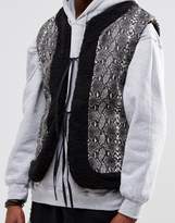 Thumbnail for your product : Reclaimed Vintage Reversible Borg Waistcoat
