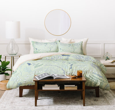 Deny Designs Monika Strigel Pastel Herbs Duvet Cover