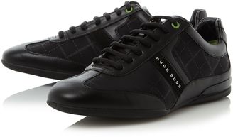 HUGO BOSS Space Nylon and Leather Trainers