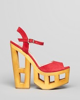 Thumbnail for your product : Dolce Vita DV8 Platform Cut Out Sandals - Wicked High Heel