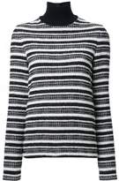 Thumbnail for your product : Martin Grant striped turtleneck jumper