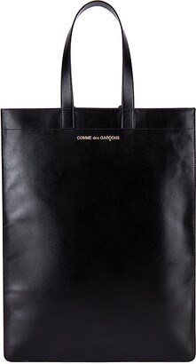 Comme des Garcons Classic Leather Line B Tote Bag in Black