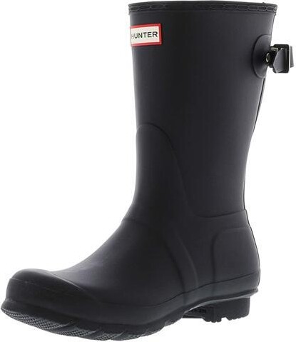 Hunter Women's Original Back Adjustable Short Gloss Rain Boots