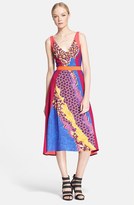 Thumbnail for your product : Peter Pilotto Print Fit & Flare Midi Dress