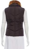 Thumbnail for your product : Add Down ADD Fur-Trimmed Down Vest