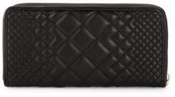 Love Moschino Embossed Faux Leather Zip-Around Wallet