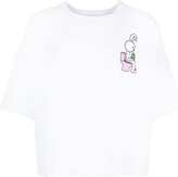 bunny-print T-shirt 