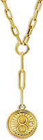 Thumbnail for your product : Foundrae Baby Karma Medallion On Yellow Gold Refined Clip Necklace