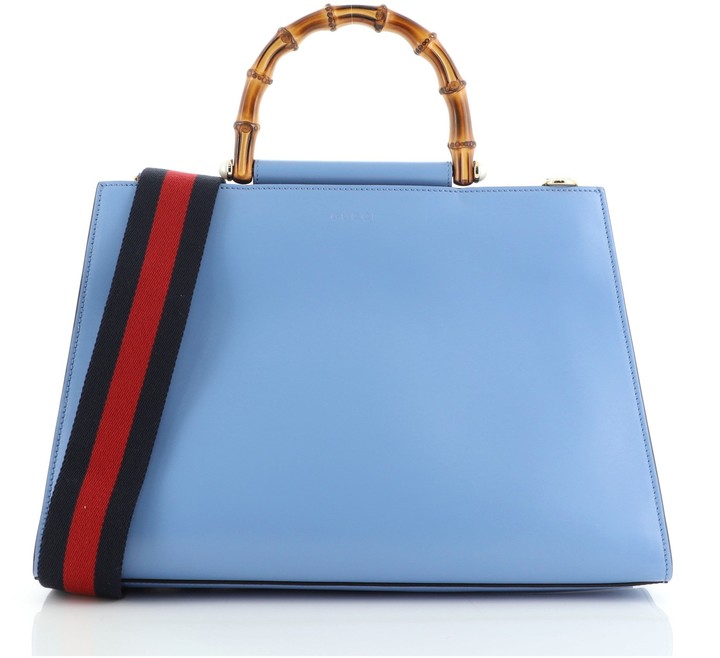Gucci Nymphaea Top Handle Bag Leather Medium ShopStyle