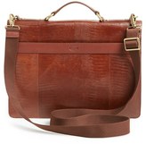 Thumbnail for your product : Fossil 'Estate' Lizard Embossed Briefcase