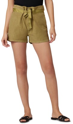 Hudson Paper-Bag Waist Shorts