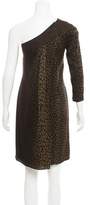 Thumbnail for your product : Gucci One-Shoulder Silk Mini Dress w/ Tags