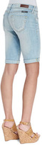 Thumbnail for your product : True Religion Savannah Breezy Meadow Light-Wash Cuffed Shorts
