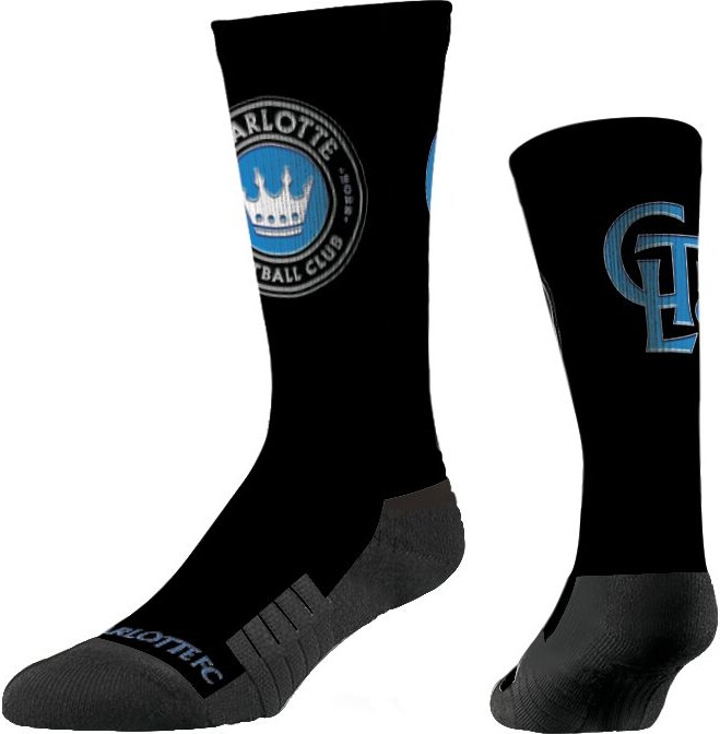 Strideline Charlotte FC Chrome Socks, Men's, No Size