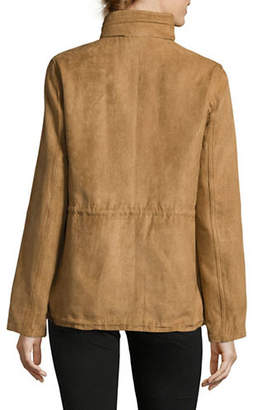 Vince Camuto Faux Suede Anorak