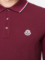 Thumbnail for your product : Moncler Logo Long-Sleeve Polo Shirt