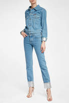 Thumbnail for your product : Paco Rabanne Jeans with Metallic Cuffs