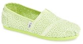 Thumbnail for your product : Toms 'Classic - Crochet' Slip-On (Toddler, Little Kid & Big Kid)
