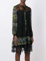 Thumbnail for your product : Alberta Ferretti floral print sheer dress