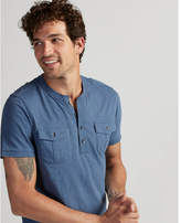 Thumbnail for your product : Express military short sleeve henley