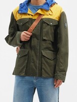 Thumbnail for your product : 1 Moncler JW Anderson Leyton Colour-block Canvas Parka Jacket