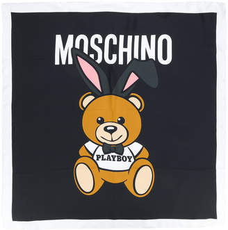 Moschino playboy teddy bear scarf