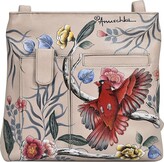 Thumbnail for your product : Anuschka Medium Crossbody with Double Zip Pockets 447 (Cardinal Family) Bags
