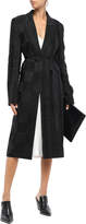 Thumbnail for your product : Ann Demeulemeester Linen-blend Jacquard Coat