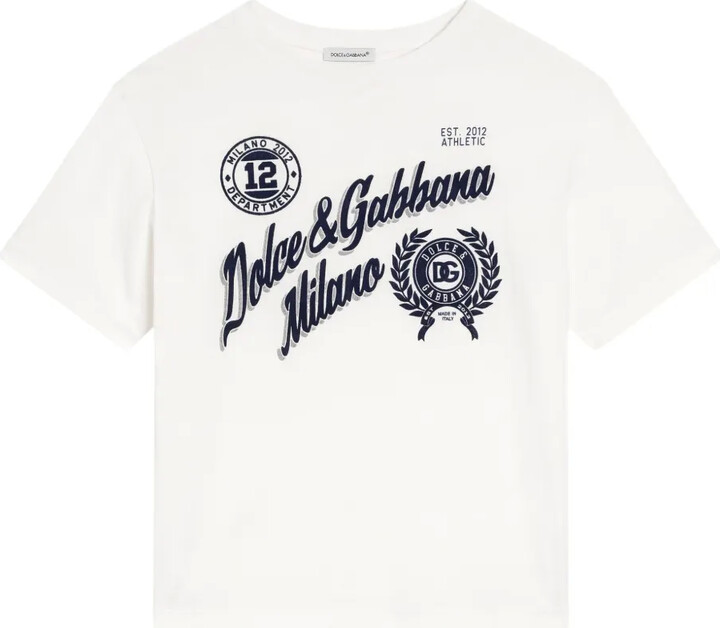 Dolce & Gabbana Children logo-print T-shirt