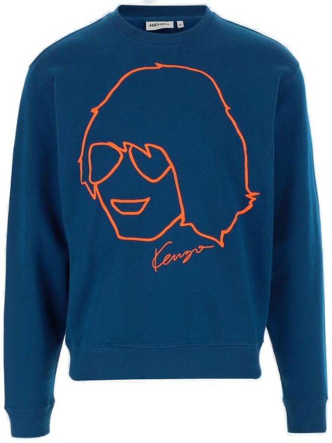 Kenzo Blue Men's Sweatshirts & Hoodies | ShopStyle