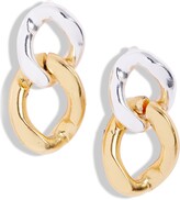 Thumbnail for your product : Karine Sultan Mixed Metal Drop Earrings