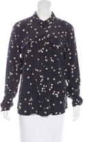 Thumbnail for your product : Equipment Silk Star Print Top