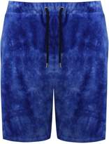 Thumbnail for your product : boohoo Big And Tall Tie Dye Velour Shorts