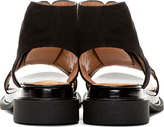Thumbnail for your product : Robert Clergerie Old Robert Clergerie Black Cut-Out Crocust Boots
