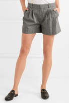 Thumbnail for your product : Chloé Wool-blend Tweed Shorts - Gray