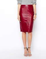 Thumbnail for your product : ASOS Pencil Skirt In Leather Look
