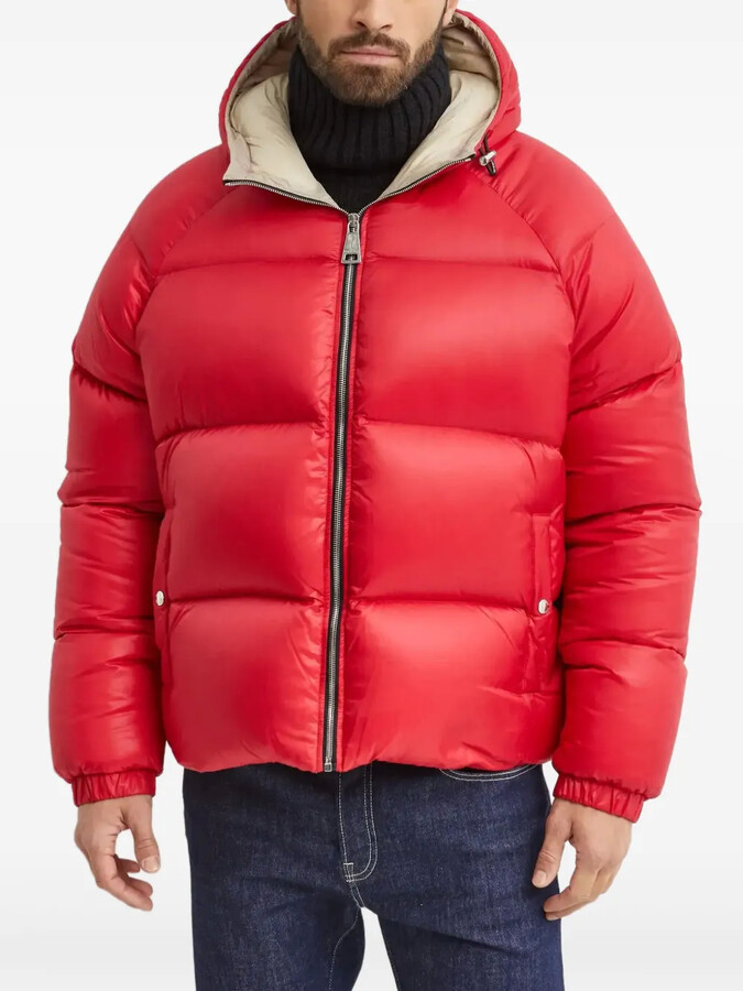 KHRISJOY Hooded Zip Puffer Jacket