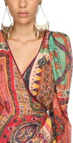 Thumbnail for your product : Etro Printed Gauze Wrap Dress