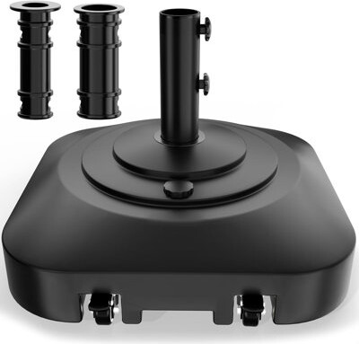 Arlmont & Co. Umbrella Base With Wheels, Umbrella Base