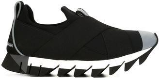 Dolce & Gabbana 'Ibiza' slip-on sneakers - women - Leather/Polyamide/rubber - 35