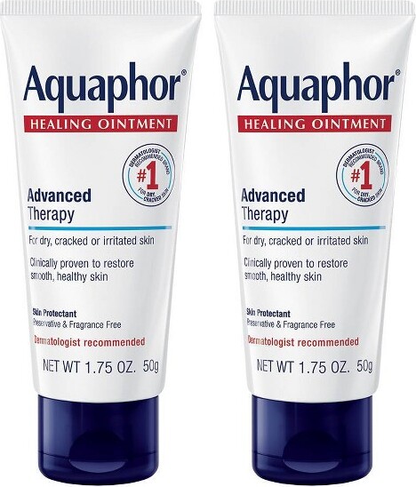 Aquaphor Aquaphor2Pack/1.75ozEachHealingOintmentSkinProtectantandMoisturizerforDryandCrackedSkinUnscented
