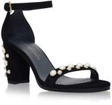 Thumbnail for your product : Stuart Weitzman Suede MorePearls Sandals 65