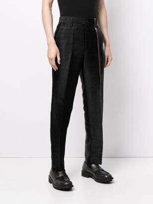 Doublet Mid-Rise Jacquard Tapered Trousers