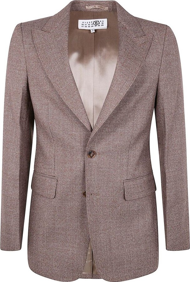 MM6 MAISON MARGIELA Single-Breasted Tailored Blazer