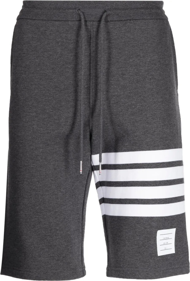 Thom Browne 4-Bar cotton track shorts
