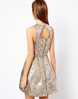 Thumbnail for your product : A/Wear A Wear Galatic Foil Racer Dress