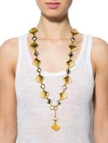 Thumbnail for your product : Chanel Crystal & Matelassé Link Necklace