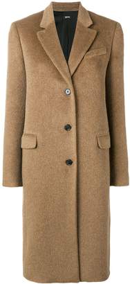 Jil Sander Navy classic single breasted coat