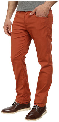 Hudson Byron Five-Pocket Straight Zip Fly in Rust