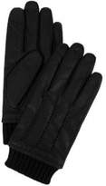 Thumbnail for your product : Tommy Hilfiger Knit-Cuff Leather Gloves
